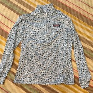 Ladies NWOT XXS Shep Shirt Vineyard Vines Green Floral Fabric
